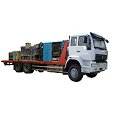 Transporte e remoção de monta-cargas de obra com cremalheira para transporte de materiais