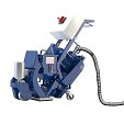 Equipamento de granalhagem para pavimento de betão, com sistema de aspiração Equipamento de granalhagem para pavimento de betão, com sistema de aspiração